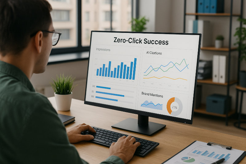 jak mierzyć sukces w erze zero click