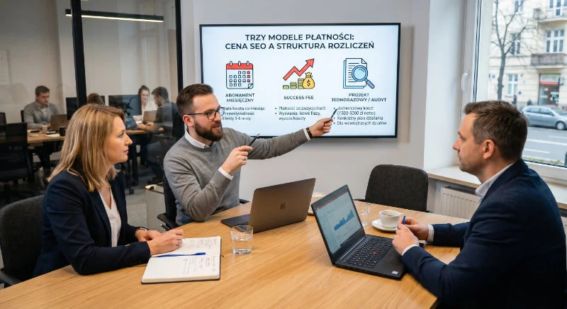 trzy modele płatności za SEO